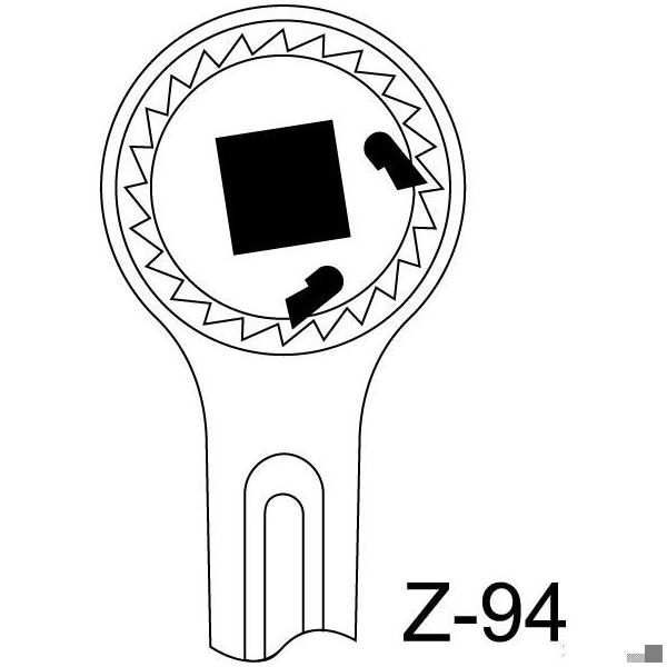 Gedore 1/4" Drive Ratchet Handle, Coupler 1/4" 129mm, Chrome - 2093 Z-94