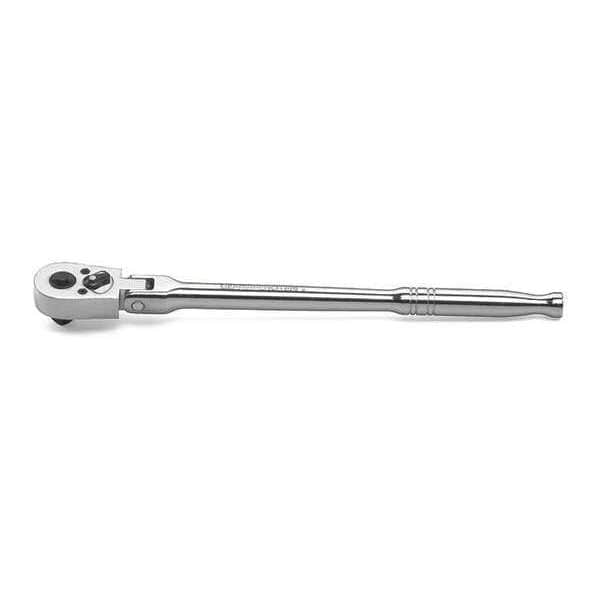 Gearwrench 3/8" Drive 45 Geared Teeth Teardrop Head Style Hand Ratchet, 10.3" L, Full Polish Chrome Finish - 81219