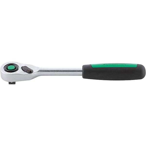 Stahlwille Tools 12, 5 mm (1/2") QuickRelease ratchet, fine tooth WA.4.5 ° L.265, 5 mm, 512QR N80 - 13111120