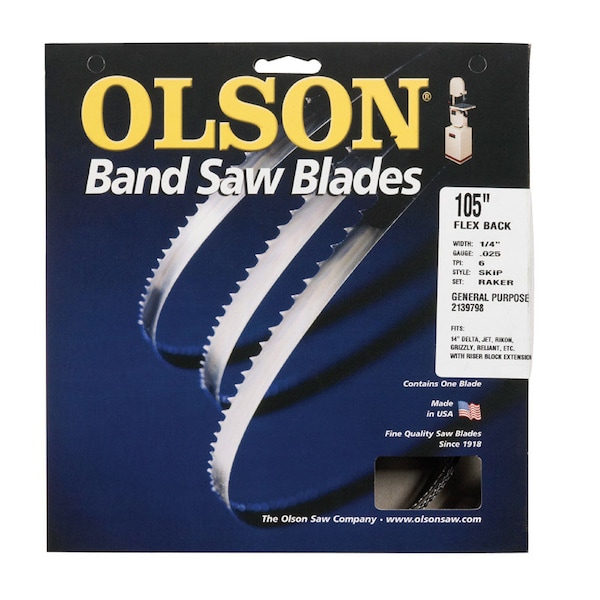 Olson Saw BAND SAW BLADE 105"" - 14505