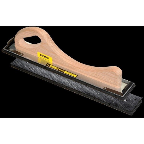 Eezer Products 2.75in X 15.75in Hand Sander, Wood Handle, Aluminum Base, Fully Molded, PSA - 1400