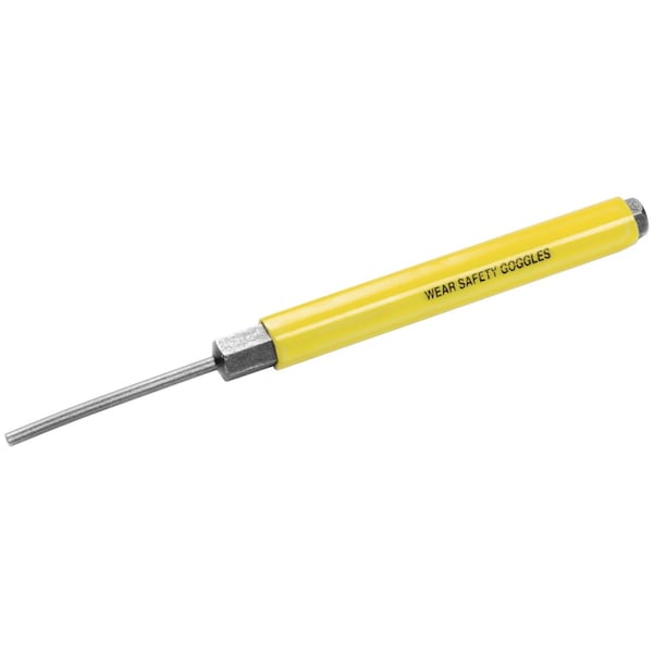 Perform Tool Center Punch 1/8 In x 6 In Length; Yellow; Chrome Vanadium Steel - W5417