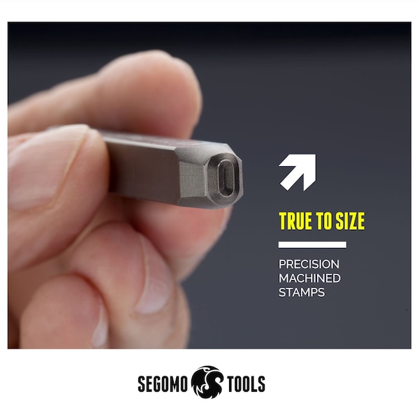 Segomo Tools 9 Piece 5mm 3/16 Inch Sizes: 0-8 Professional Number Punch Stamp Set - NUMBER316