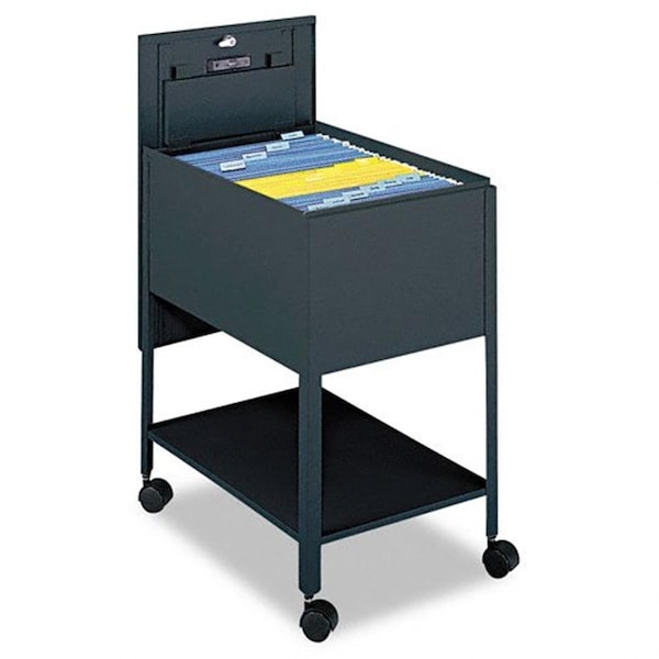 Pinpoint Steel Tub File 24 Inch Legal Size with Lock in Black - PI685495