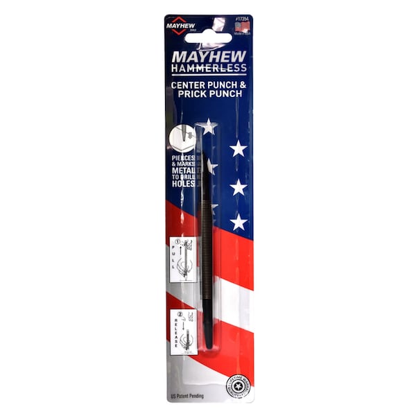 Mayhew Mayhew Steel Center Punch and Prick Punch 7-1/2 in. L 1 pc - 17354