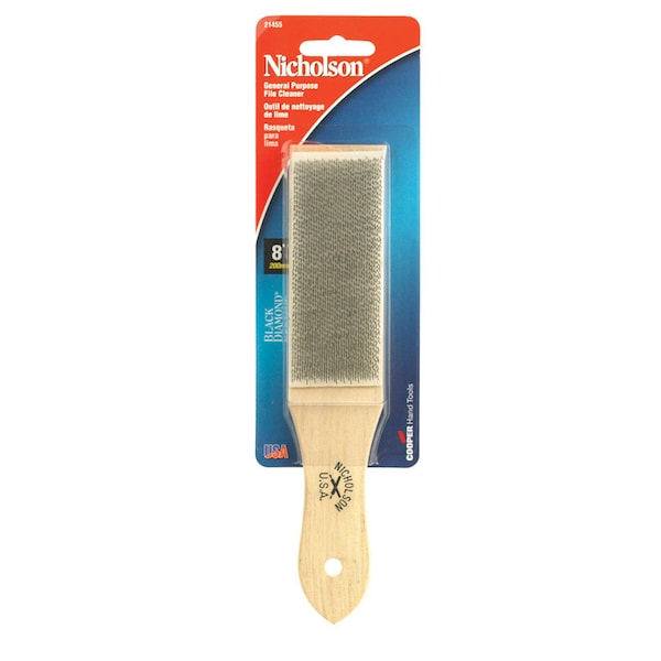 Crescent Nicholson Crescent Nicholson 8 in. L X 2.85 in. W Wood File Cleaner 1 pc - 21455