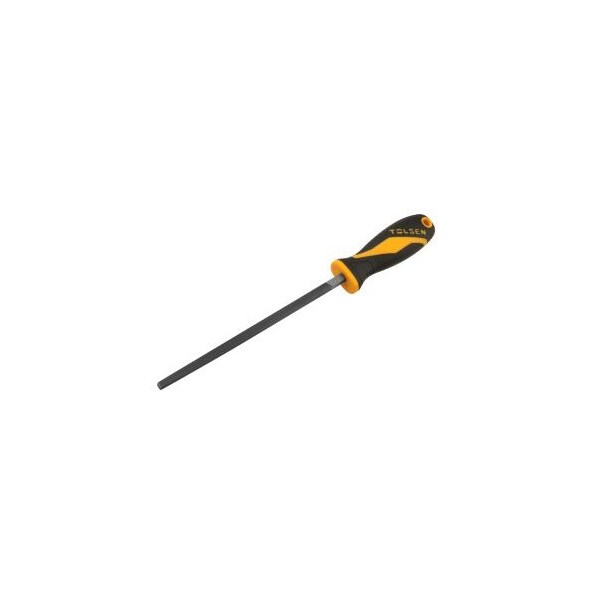 Tolsen 8 Square Steel File T12 Special Tool Steel, Two Component Handle - 32017