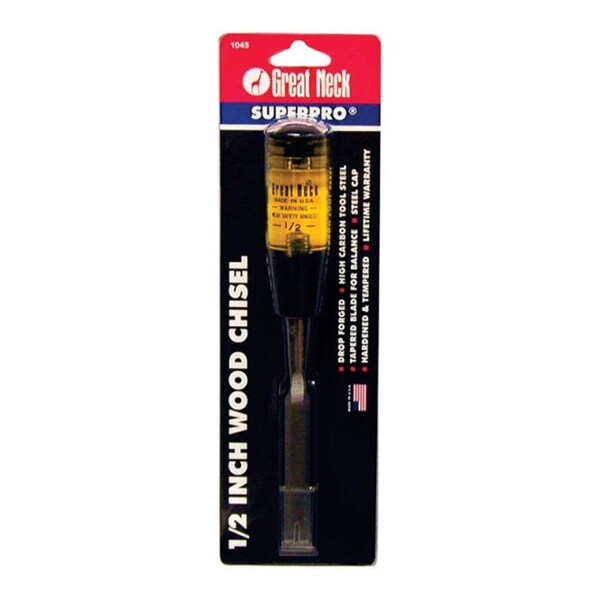 Great Neck Saw Mfg. Great Neck 1043 Pro Wood Chisel 0.5 in. - 1581958