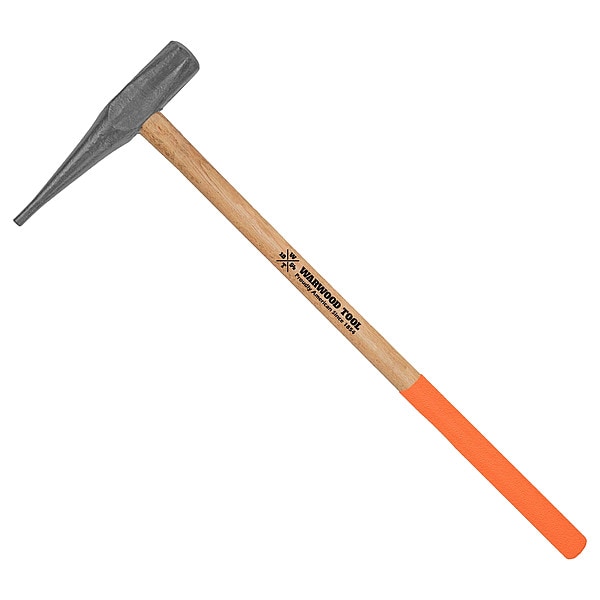 Warwood Tool Round Track Punch, Handle 24" L, Taper 7"L - 21922