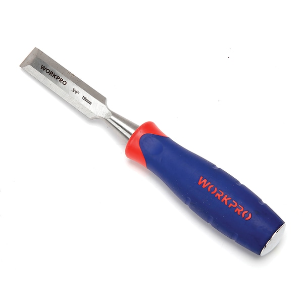 Prime-Line Hardened and Tempered Steel Wood Chisel, 3/4 Inch Wide Blade, Single Pack - W043006