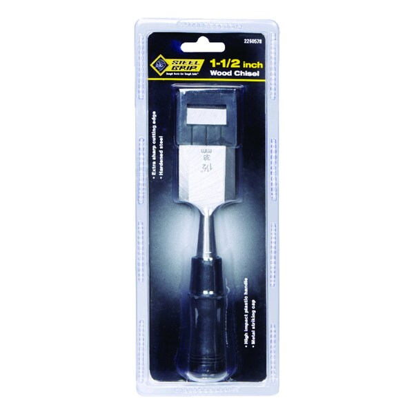 Steel Grip Steel Grip 1-1/2 in. W X 4 in. L Wood Chisel 1 pk - 2260578