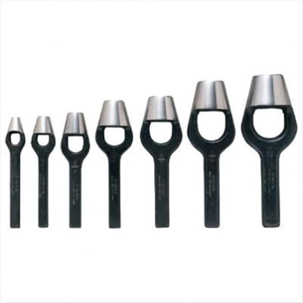 Keen 7 Piece Arch Punch Set 1-4 To 1 Inch In Plastic Roll - KE112808