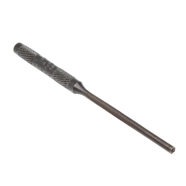 Pro Pilot Pin Punch with Hand Tag, 1/8 in W x 2 in L Tip, 4 in L, 1/4 in Dia Shank, Round Shank - 25003HT