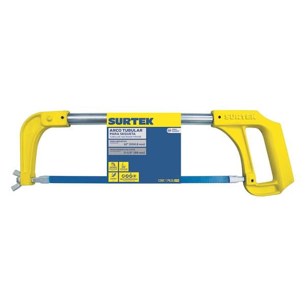Surtek Iron Tubular  Handle Hacksaw 12in, 17in - 17H