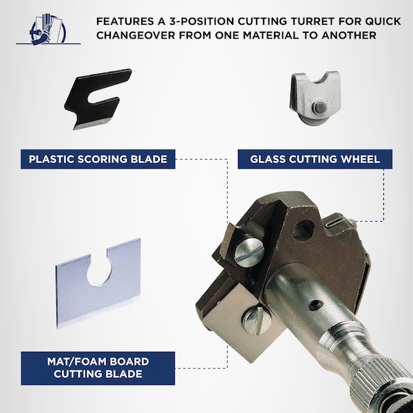 Fletcher-Terry 3000 Wall Machine - Glass and Acrylic Cutter - 66004712
