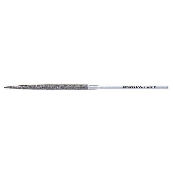 Strauss Needle File, Swiss, Crossing, 5-1/2 In. L - NF2192D126