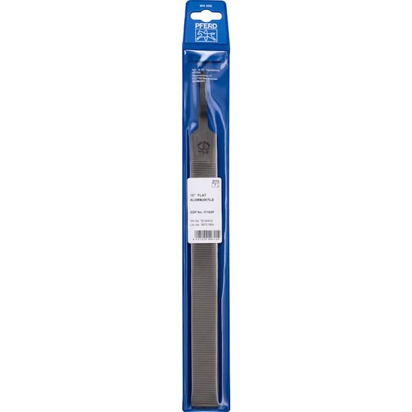 Pferd PFERD Aluminum Flat File 10in Cut 0 PU 1 - 17103P