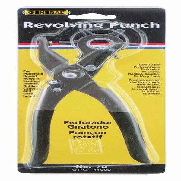 General Tools General Steel Revolving Punch Pliers 8.5 in. L 1 pc - 72