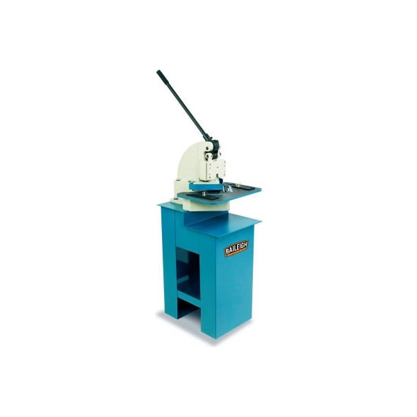 Baileigh Industrial Holdings Baileigh Industrial Manually Operated Corner Notcher, 16 Gauge Mild Steel Capacity, 6inL Blade - 1007260