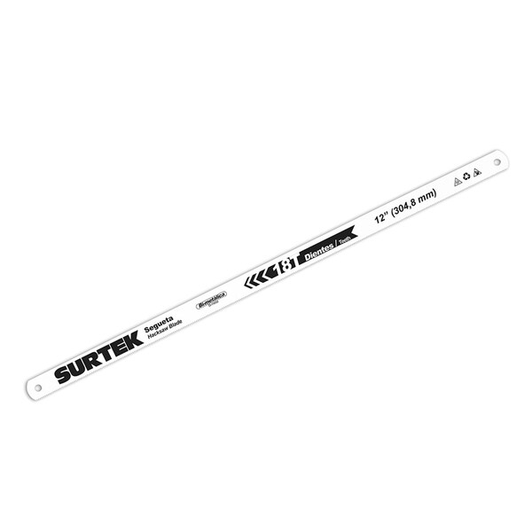 Surtek Bimaterial Saw Blade In Blister 12in, 18 Dpp, 2 Pieces - SBM182