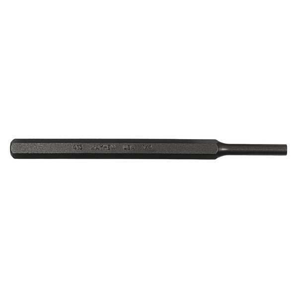 Mayhew Pro Pin Punch, 5-3/4in L, 1/4in Tip, Steel, BO - 21005