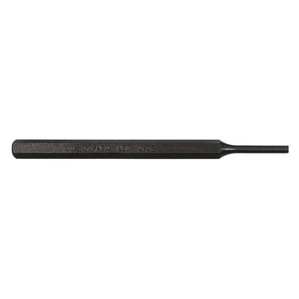 Mayhew Pro Pin Punch, 5in L, 5/32in Tip, Steel, BO - 21003