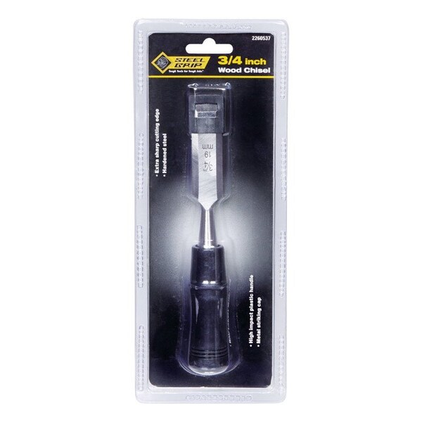 Steel Grip Steel Grip 3/4 in. W X 4 in. L Wood Chisel 1 pk - 2260537