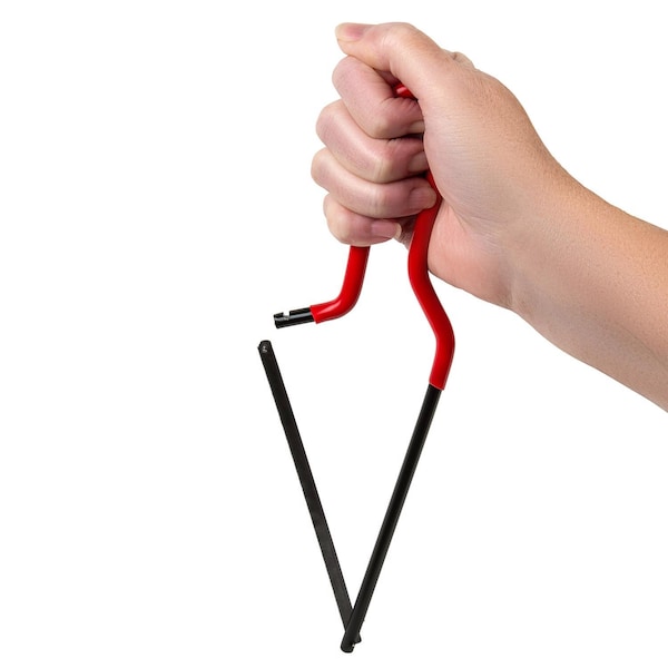 Superior Tool Superior Tool 6 in. High Carbon Steel Professional Mini Hacksaw Black/Red 1 pc - 37700
