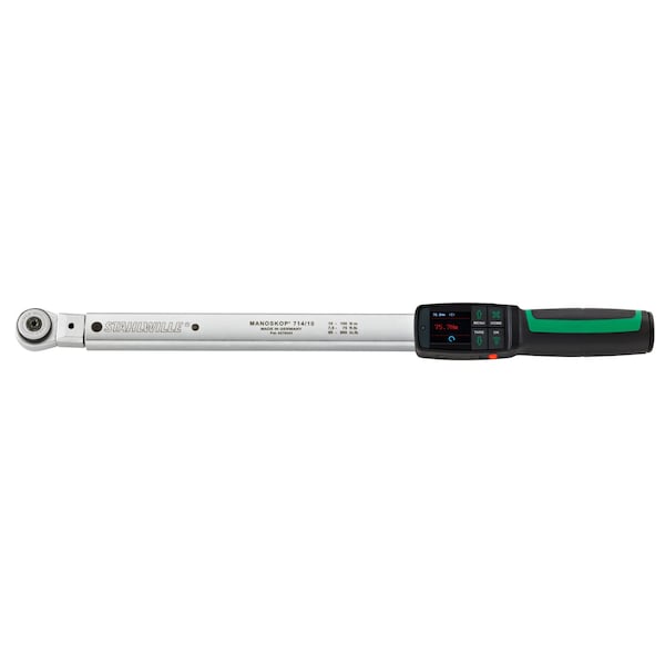 Stahlwille Tools MANOSKOP tightening angle torque wrench w.reversible ratchet 10-100 N·m sq drive 1/2 - 96501010