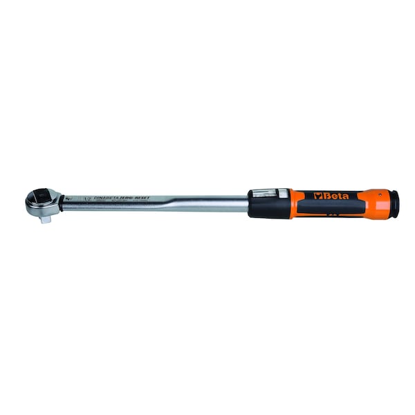 Beta - 1/2 Drive 15-75 ft-lbs Zero Rest Click Type Torque Wrench - 666 LBF.FT/10X