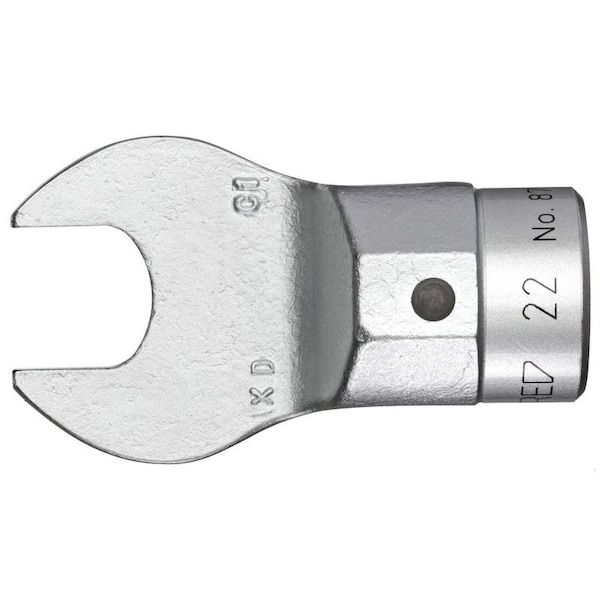 Gedore Torque Wrench Head, Open, 22 Z, 34mm - 8795-34