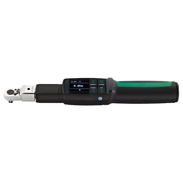 Stahlwille Tools MANOSKOP tightening angle torque wrench w.reversible ratchet insert tool 4-40 N·m sq drive 1/4 - 96501004