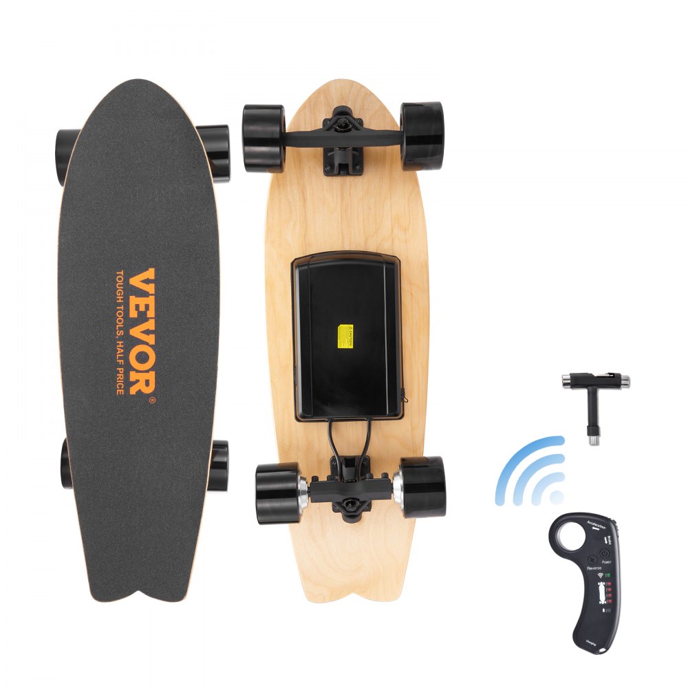 VEVOR Electric Longboard Skateboard with Control 7.5 Mile Range for Adults Kids - DDYB20002500LE594V1