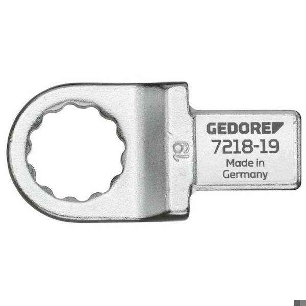 Gedore Torque Wrench Head, Box End, 14x18, 16mm - 7218-16