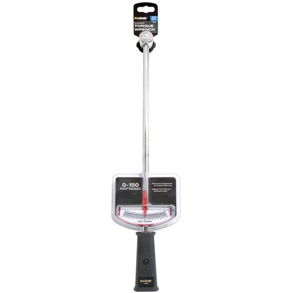 Cromo 0.5 in. Drive Round Beam Torque Wrench - 0-150 ft.-lbs - CR3305129