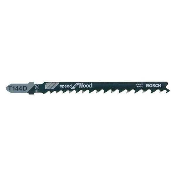 Bosch 4In 6TPI HCS Shank Jigsaw Blade, PK100 - T144D100