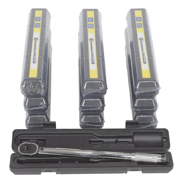 Vestil .5" Drive Torque Wrench 10Pk, 10PK - TW-12-10PK