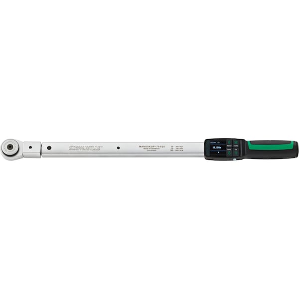 Stahlwille Tools MANOSKOP tightening angle torque wrench w.reversible ratchet insert tool 20-200 N·m sq drive 1/2 - 96501020