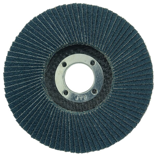 Weiler 4-1/2" Big Cat Abrasive Flap Disc, Plano (TY27), 40Z, 7/8" - 50803
