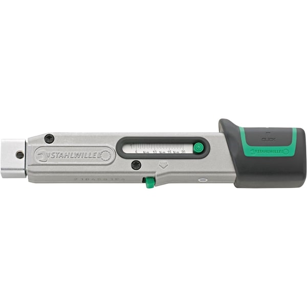 Stahlwille Tools Torque wrench No.730A/2-1 QUICK 17, 5-87, 5 in·lb Size of mount 9x12 mm - 50584001