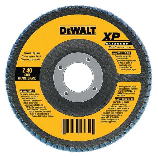 Disco de láminas tipo 27 HP de Dewalt de 5" x 7/8" y 40g - DW8361