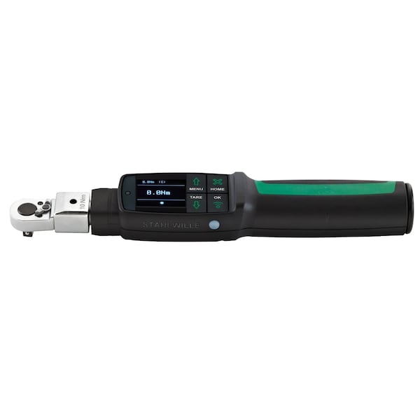 Stahlwille Tools MANOSKOP tightening angle torque wrench w.reversible ratchet insert tool 1-10 N·m sq drive 1/4 - 96501001