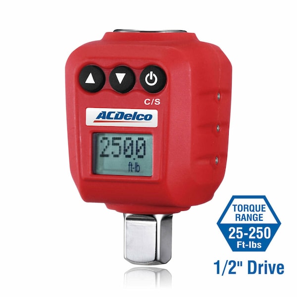 Acdelco 1/2" Digital Torque Adapter (25 to 250 ft-lbs) ARM602-4A - ARM602-4A