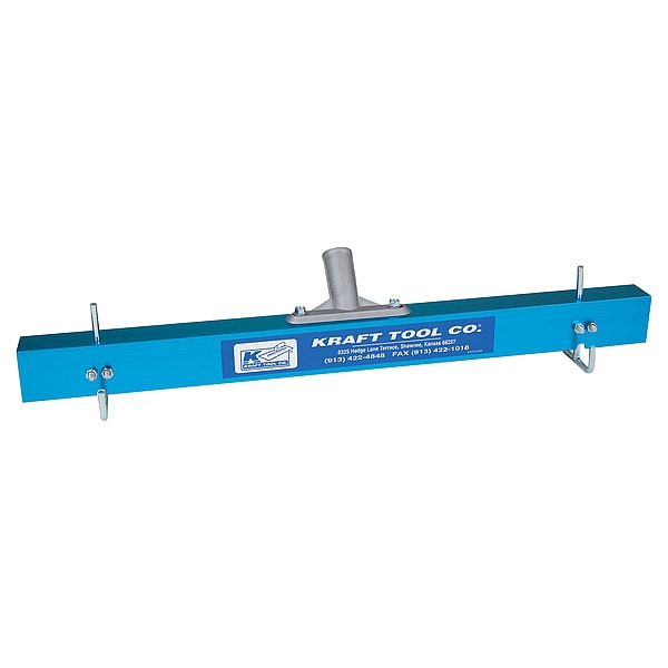Kraft Tool Concrete Gauge Rake, 24 in, Aluminum - CC975-01