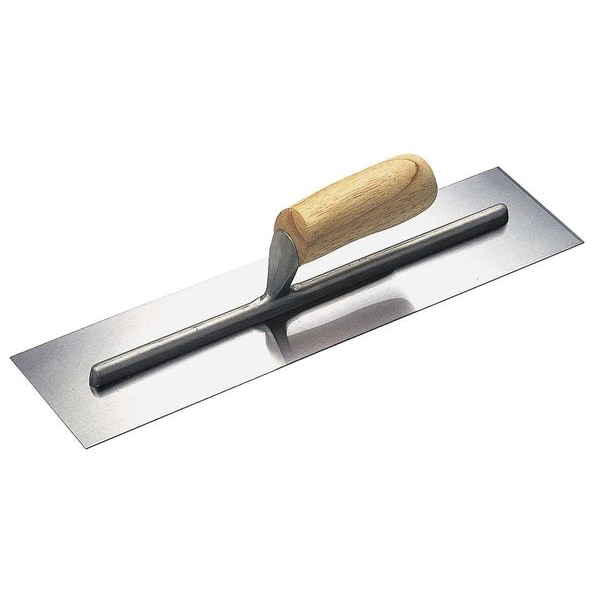 Westward Cement Trowel, 12 x 4, Steel, Wood - 13A735