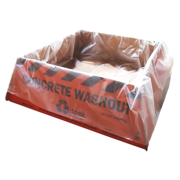 Outpak Washout Corrugated Disposable Construction Washo - 945-123404