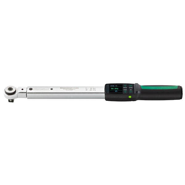 Stahlwille Tools MANOSKOP tightening angle torque wrench w.reversible ratchet insert tool 6-60 N·m sq drive 3/8 - 96501006