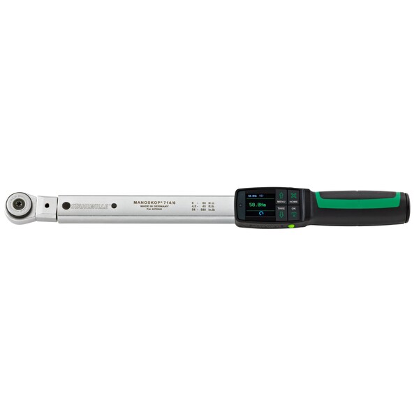Stahlwille Tools MANOSKOP tightening angle torque wrench w.reversible ratchet insert tool 6-60 N·m sq drive 3/8 - 96501006