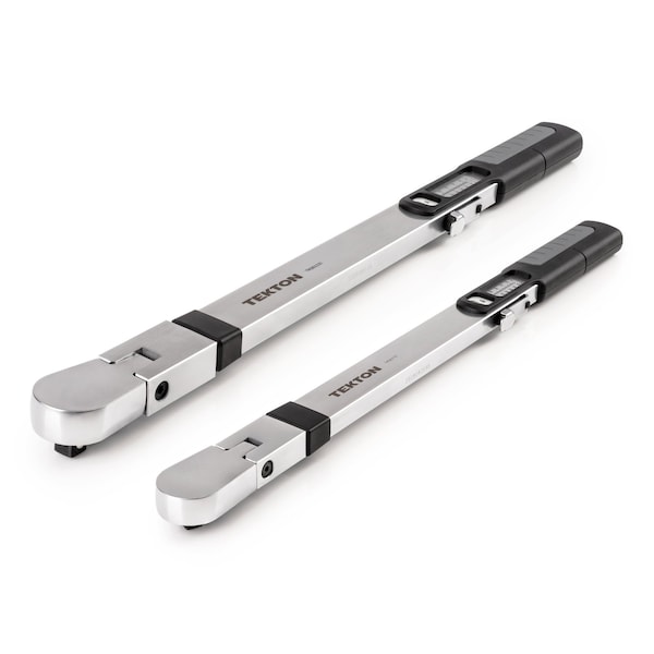 Tekton 3/8, 1/2'' Drive 72-Tooth Split Beam Torque Wrench Set W/ Cases, 2-Piece, 26-130 Nm, 70-350 Nm - TRQ99903