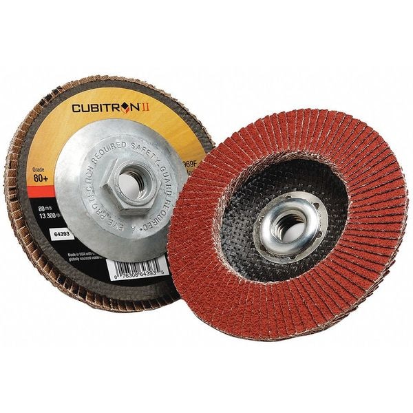 Disco de Láminas 3M Cubitron, Tipo 29, 4-1/2" de diámetro, 80 Granos - 7100104615.